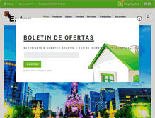 Tablet Screenshot of exter.com.mx